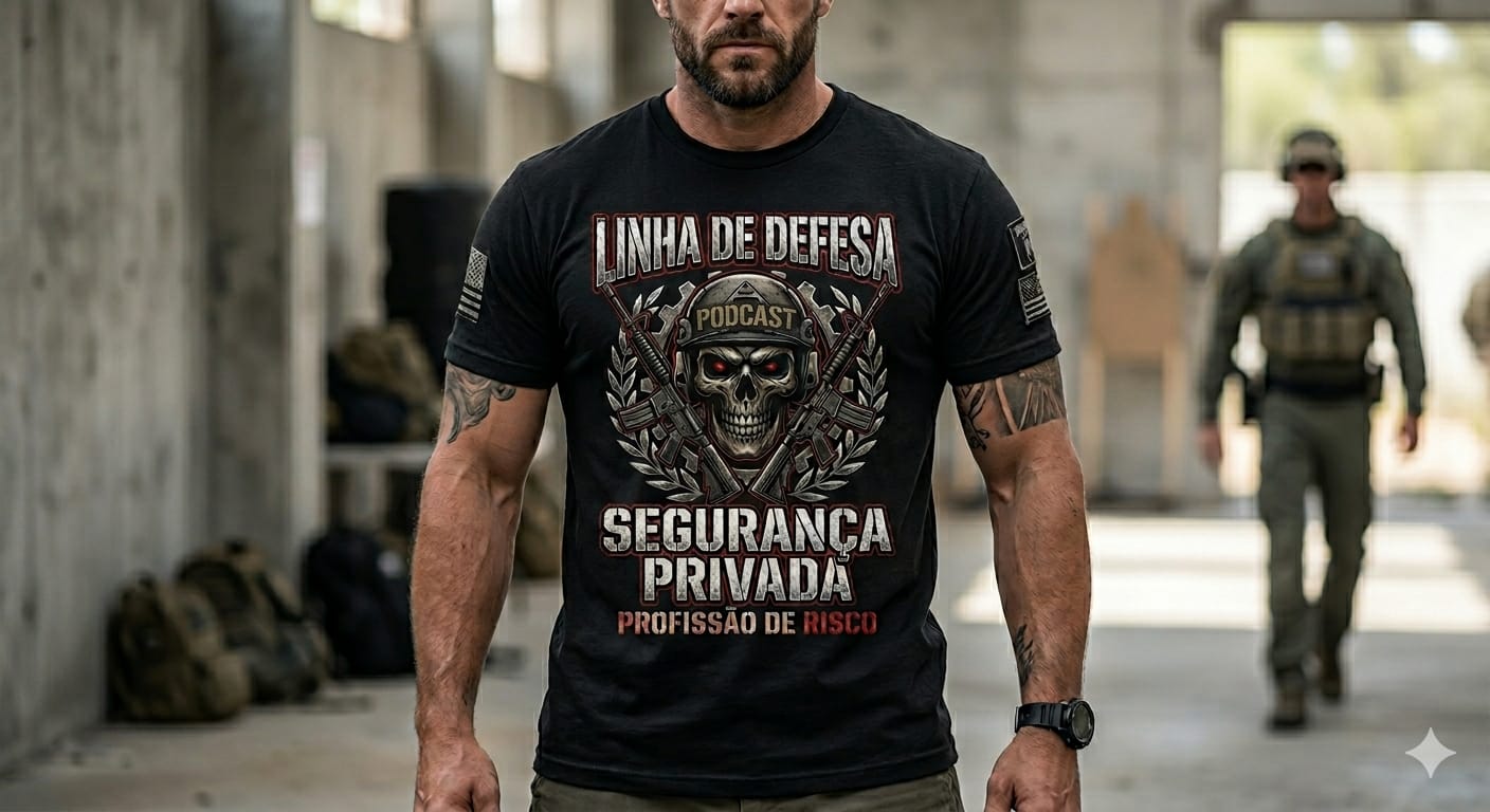 Camiseta Segurança Privada (Preta)