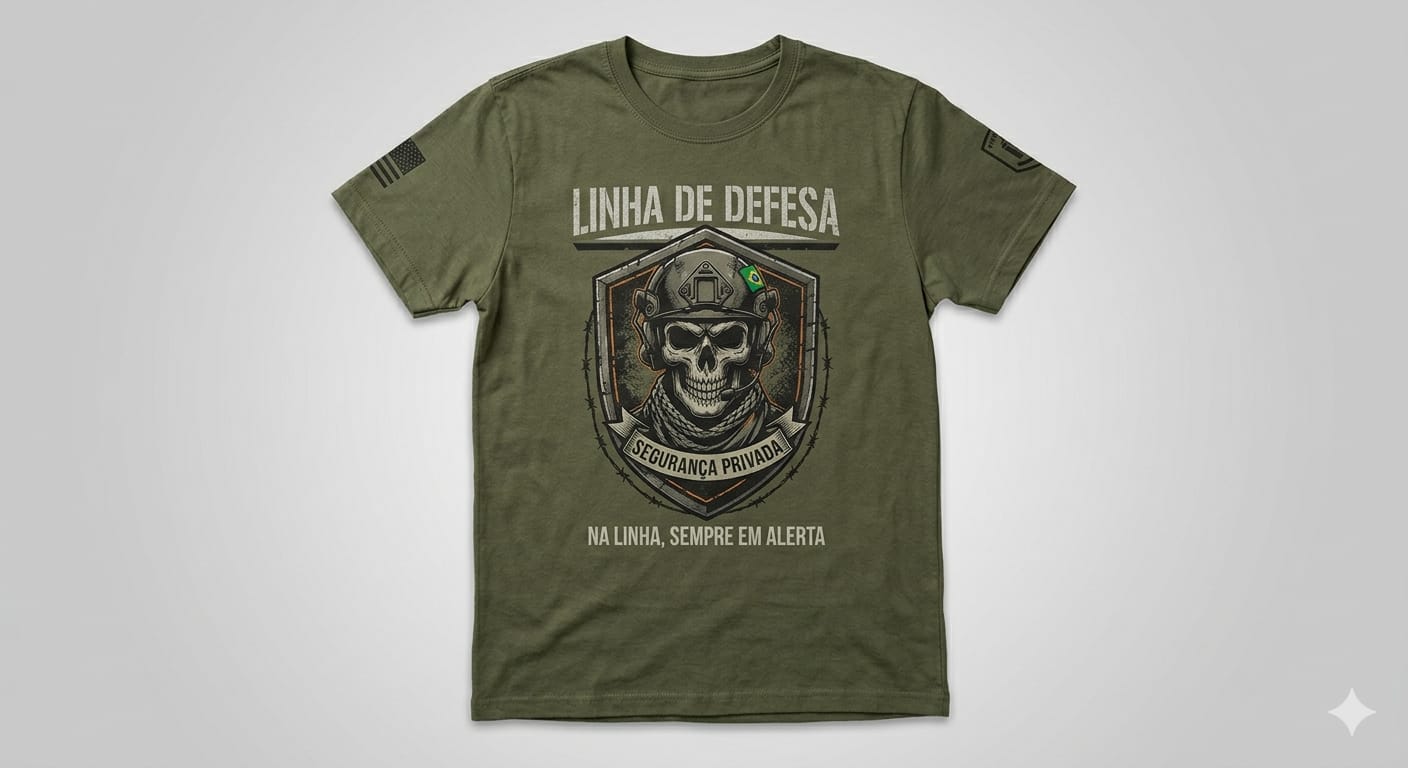 Camiseta Linha de Defesa (Verde)